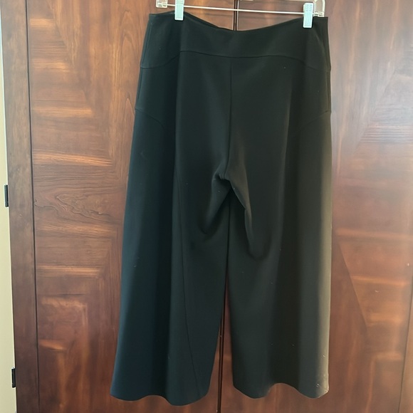 Thalian Extract Black Wide Leg Cropped Pants- Size 4 - Picture 5 of 6